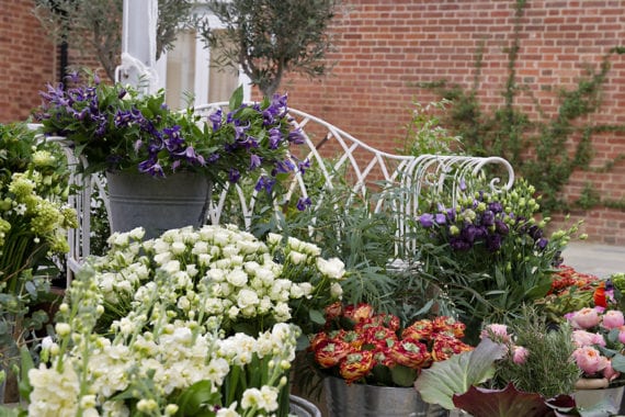 Floristry workshops at Swanton Morley House, Norfolk
