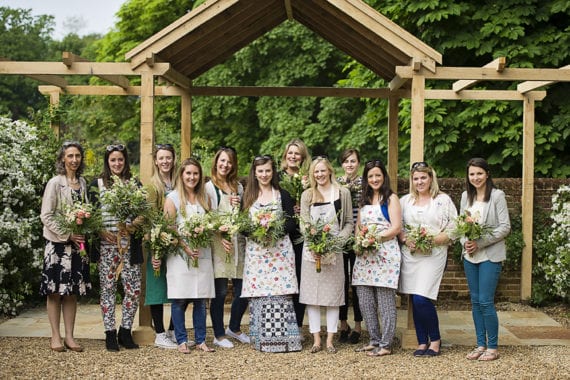 Flower workshops at Swanton Morley House, Norfolk